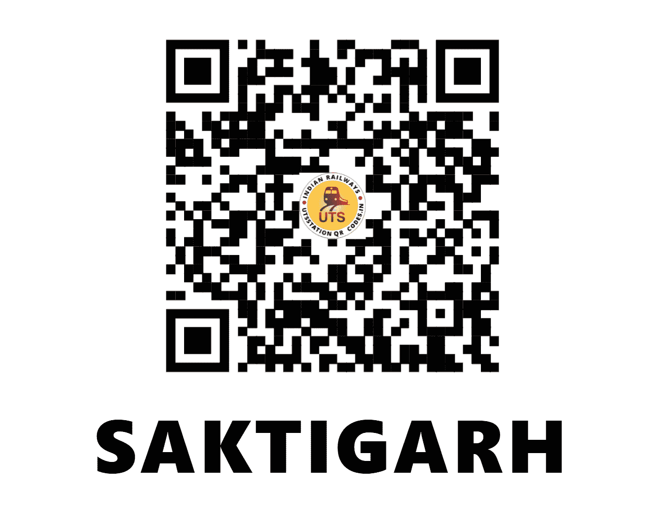 UTS QR Code for SAKTIGARH - SKG (ER - WEST BENGAL)